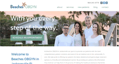 Desktop Screenshot of beachesobgyn.com